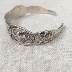 Vintage silver cuff bracelet by R & B Sterling